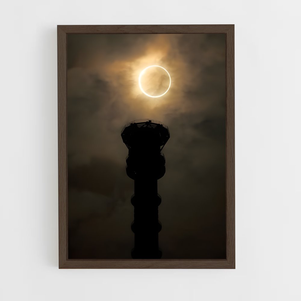 Poster Éclipse Annuelle – affiche Univers (vue 5)